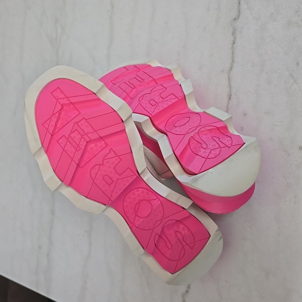 Sorel Women's White and Pink Slide Sandals - Picture 5 of 5